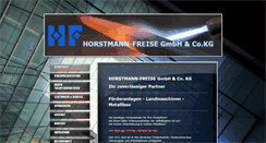Desktop Screenshot of horstmann-freise.de