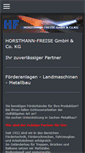Mobile Screenshot of horstmann-freise.de