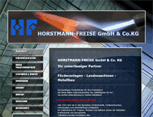 Tablet Screenshot of horstmann-freise.de